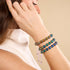 Chromata | Silber x Flieder | Stimmungsstein-Charm-Armband